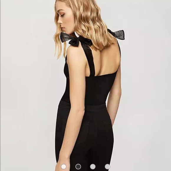 NWT Miss Selfridge body suit with organza ties - Picture 2 of 2